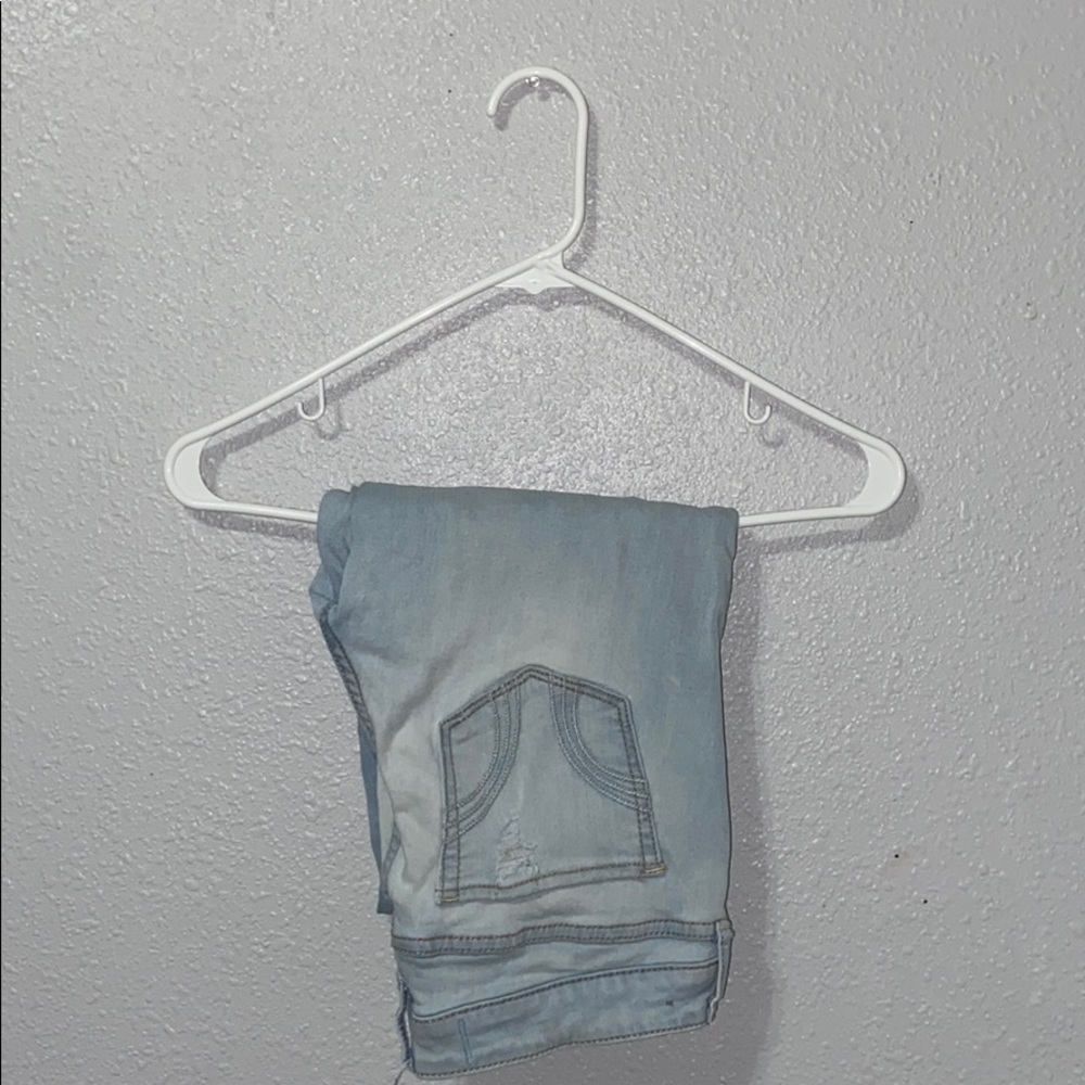 Light Wash Hollister Ripped Jeans